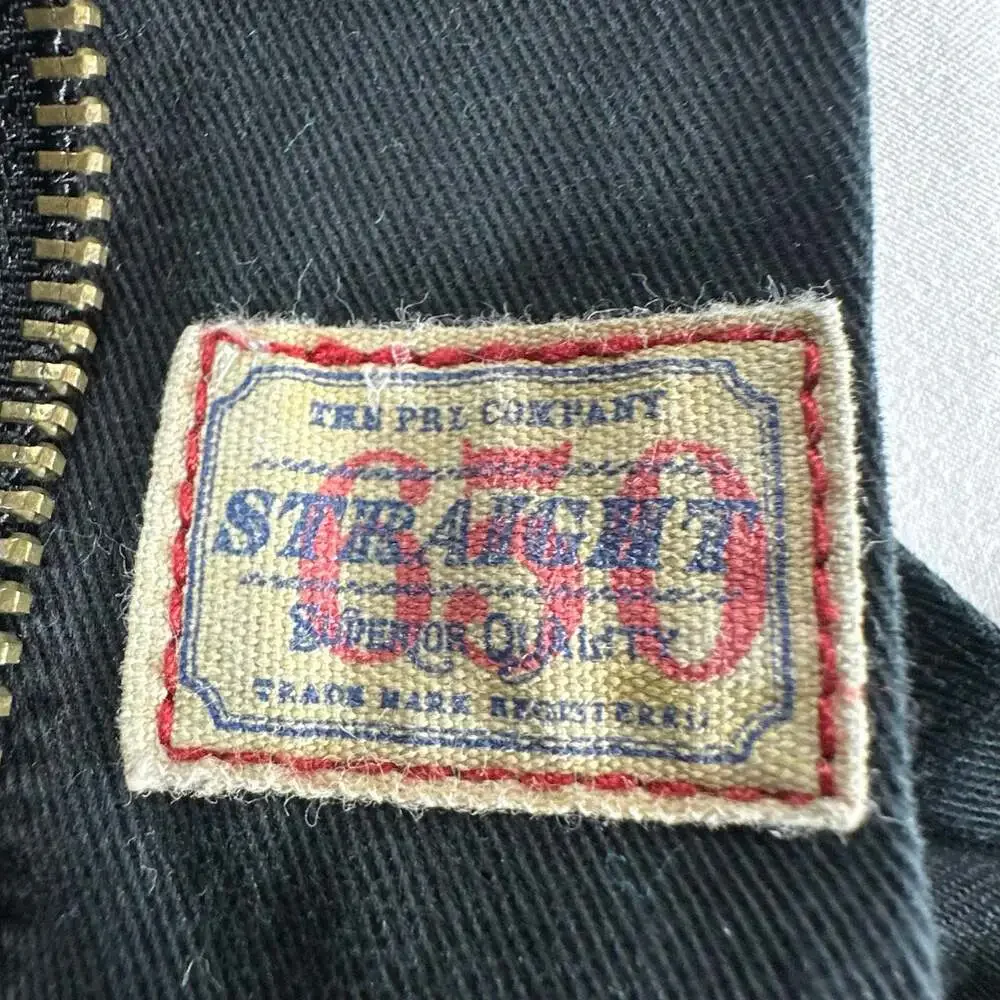 Polo Ralph Lauren Men's Straight Fit 650 Five-Pocket Cotton Pants Black 34x32